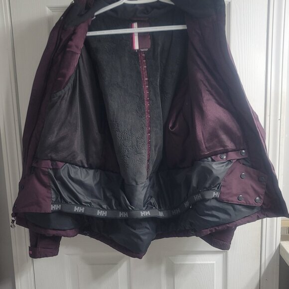 #347 Helly Hansen Purple Snow Winter Jacket sz M - Picture 3 of 5